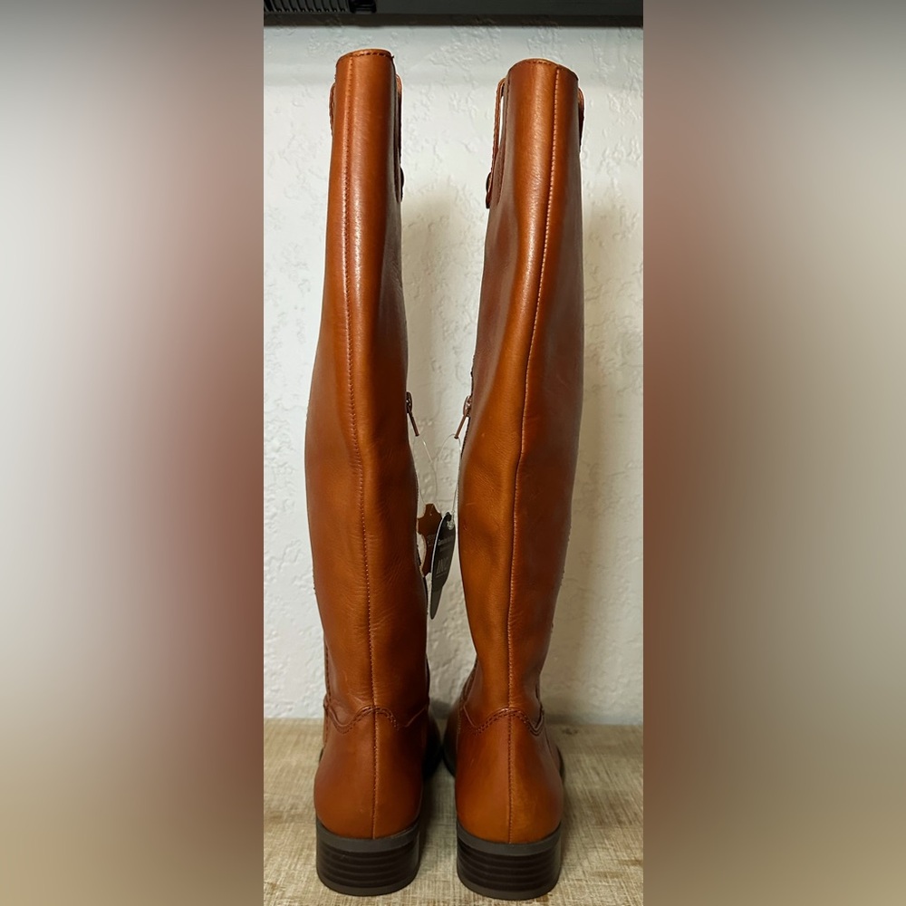 I.N.C International Concepts Women's Tan Leather Boots - Picture 2 of 8